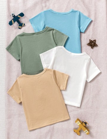 Set Tricouri Shein, mix culori