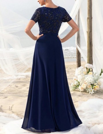 Rochie de ocazie Shein Curve+, albastru