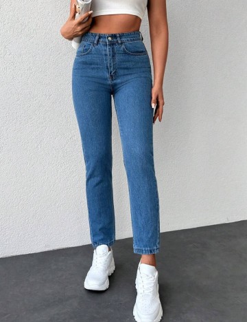 Jeans Shein, albastru