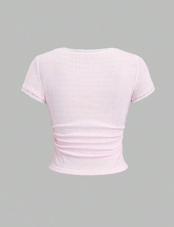 Tricou Shein, roz