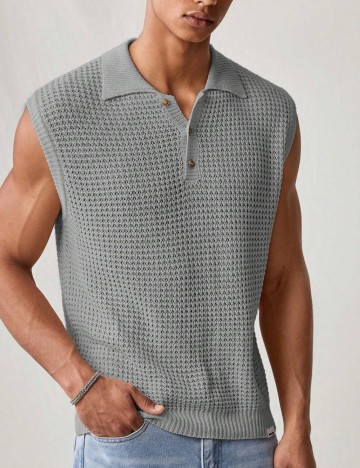 Tricou MANFINITY by Shein, gri