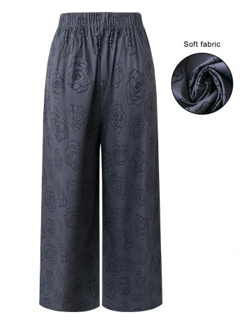 Pantaloni Shein Curve+, gri