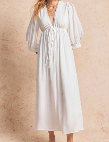 Rochie maxi Shein, alb
