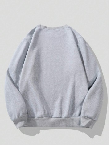 Bluză MANFINITY by Shein, gri