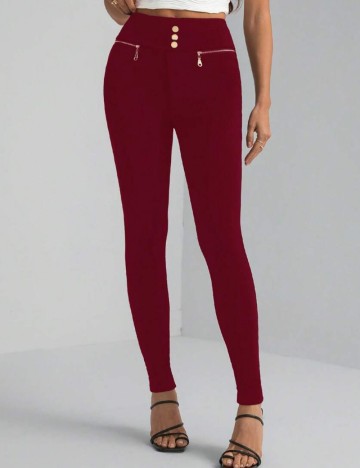 Pantaloni Shein, vișiniu