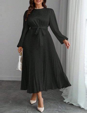 Rochie midi Shein Curve+, negru