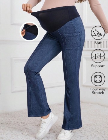 Pantaloni Shein, albastru