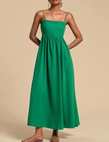Rochie midi Shein, verde