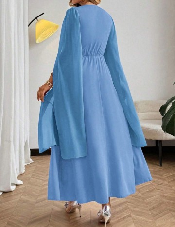 Rochie maxi Shein Curve+, albastru