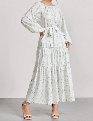 Rochie maxi Shein, alb