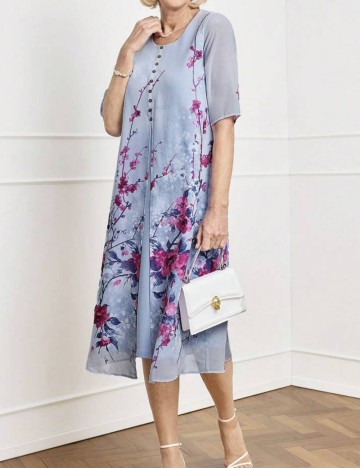 Rochie midi Shein, albastru
