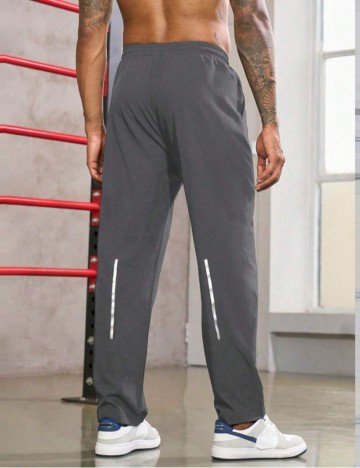 Pantaloni MANFINITY by Shein, gri