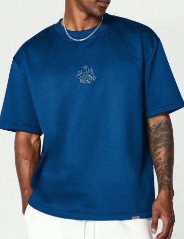 Tricou SUMWON by Shein, albastru