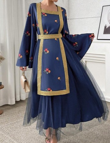 Rochie maxi Shein, albastru