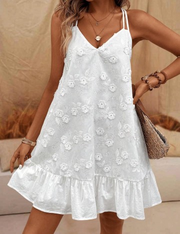 Rochie mini Shein, alb
