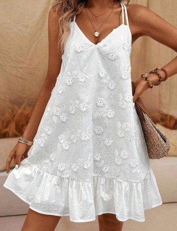 Rochie mini Shein, alb