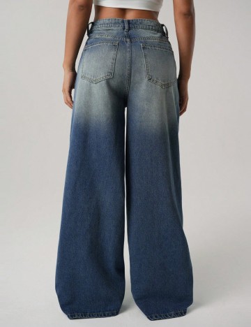 Jeans Shein, albastru