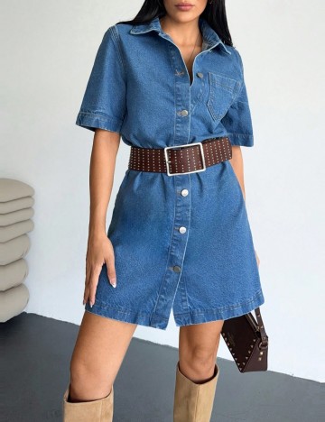 Rochie de blugi Shein, albastru