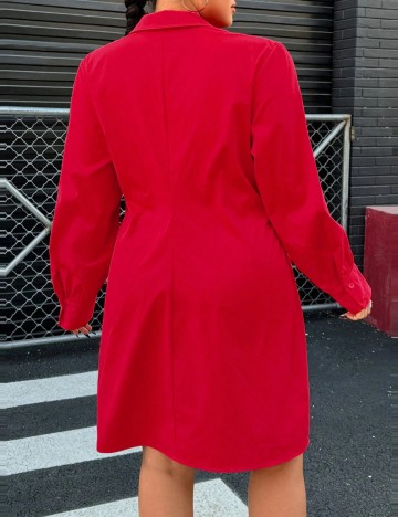 Rochie mini Shein Curve+, roșu