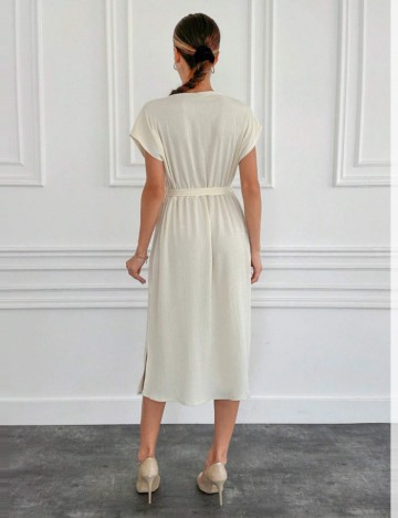 Rochie midi Shein, crem