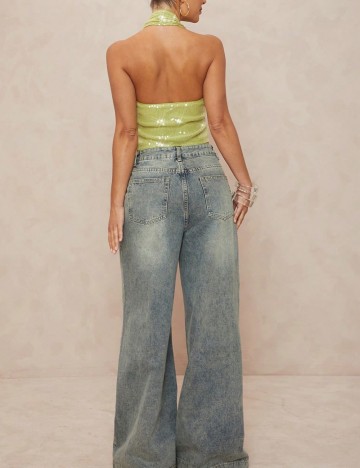 Top Shein, verde