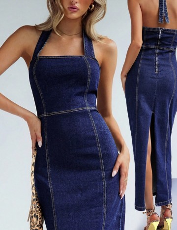 Rochie de blugi Shein, albastru