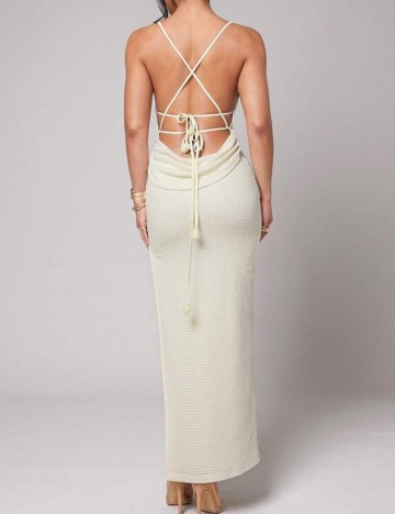 Rochie midi Shein, crem