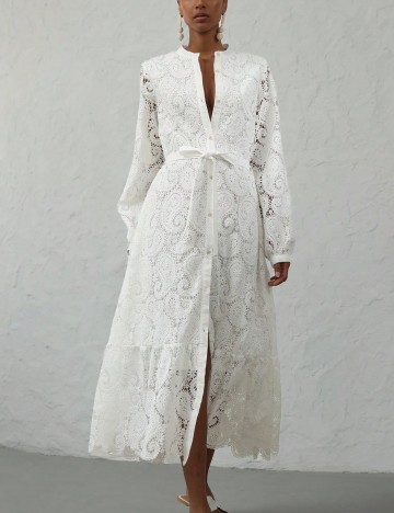 Rochie midi Shein, alb