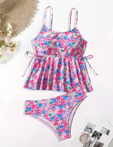 Costum de baie Shein, mix culori