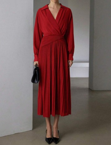 Rochie maxi Shein, roșu