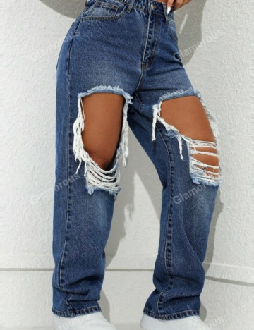 Jeans Shein, albastru