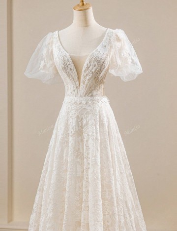 Rochie de ocazie și bridal Shein, alb
