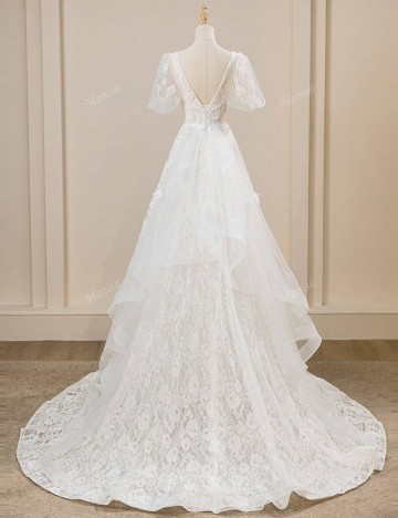 Rochie de ocazie și bridal Shein, alb