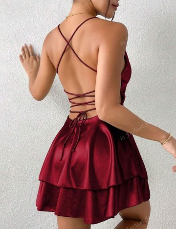 Rochie mini Shein, vișiniu