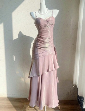 Rochie maxi Shein, roz