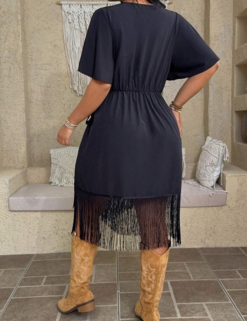 Rochie mini Shein Curve+, negru