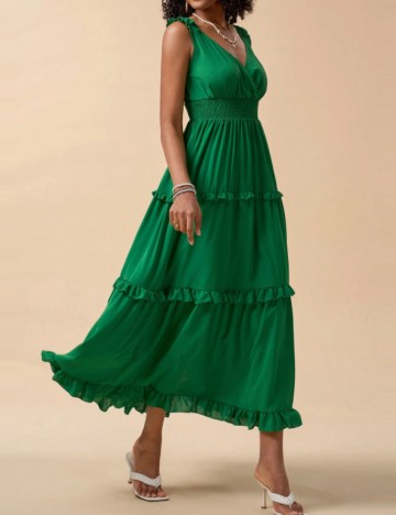 Rochie maxi Shein, verde