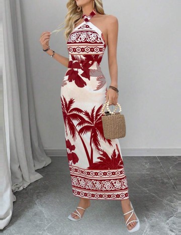 Rochie maxi Shein, mix culori