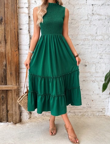 Rochie midi Shein, verde