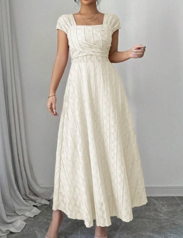 Rochie midi Shein, crem