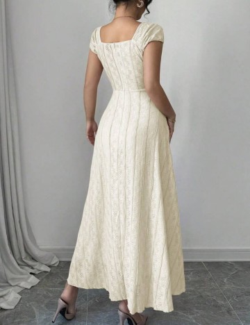 Rochie midi Shein, crem