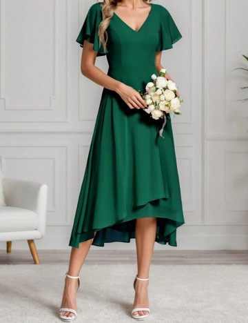 Rochie midi Ever pretty by Shein, verde