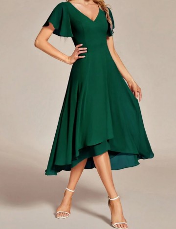 Rochie midi Ever pretty by Shein, verde