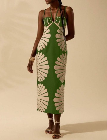 Rochie midi Shein, mix culori