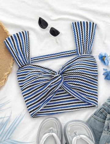 Top Shein, mix culori