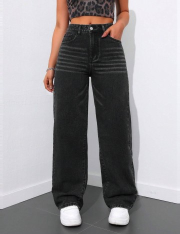 Jeans Shein, negru