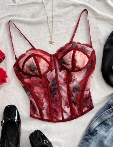 Top Shein, mix culori
