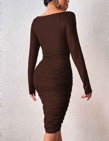 Rochie midi Shein, maro