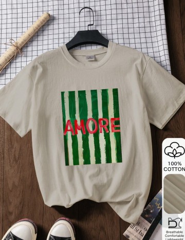 Tricou Shein, bej