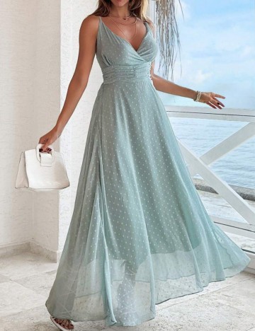 Rochie maxi Shein, verde